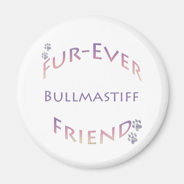 Bullmastiff Furever Magnet (Vorne)