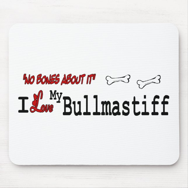 BULLMASTIFF-Geschenke Mousepad (Vorne)