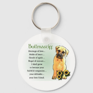 Bullmastiff-Geschenke Schlüsselanhänger
