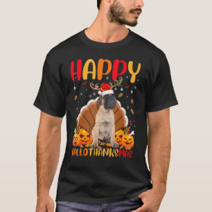 Bullmastiff Happy Bullmastiff Hellothanksmas T-Shirt