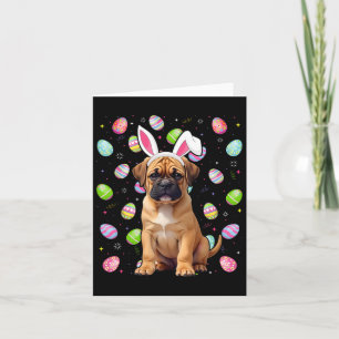 Bullmastiff Hund Ostereier Hundebahn Bunny Ear Bul Karte