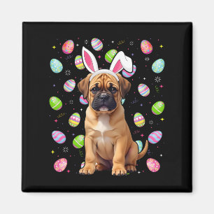 Bullmastiff Hund Ostereier Hundebahn Bunny Ear Bul Magnet