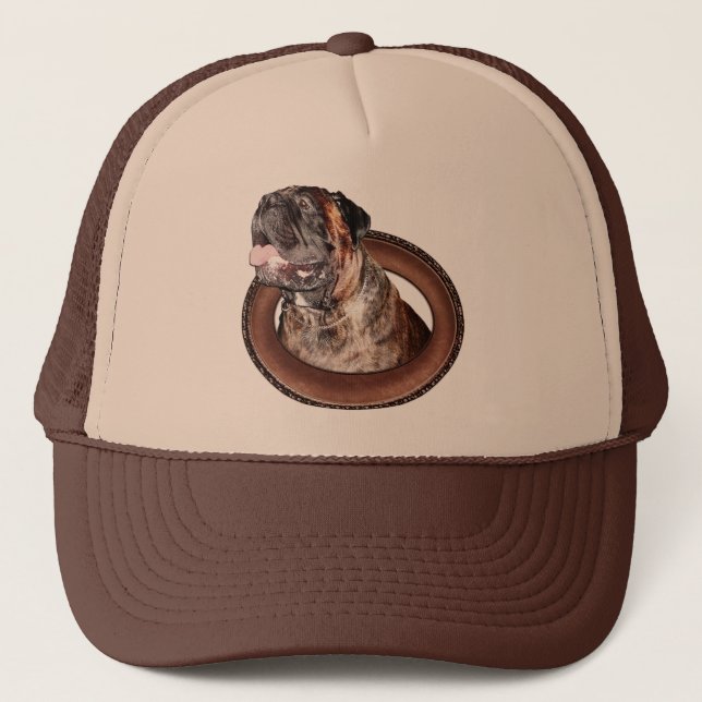 Bullmastiff Hut Truckerkappe (Vorderseite)