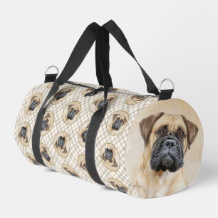 Bullmastiff Malerei Fawn Red Sable Niedlich Hunde  Duffle Bag
