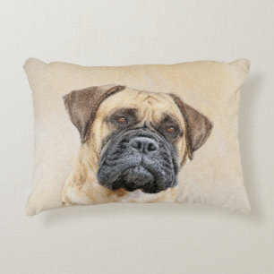 Bullmastiff-Malerei - Niedliche Original Dog Art Dekokissen