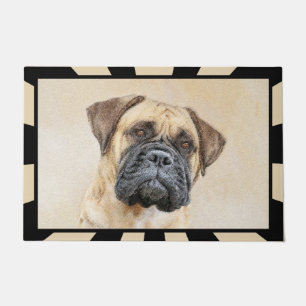 Bullmastiff-Malerei - Niedliche Original Dog Art Fußmatte