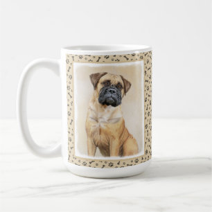 Bullmastiff-Malerei - Niedliche Original Dog Art Kaffeetasse