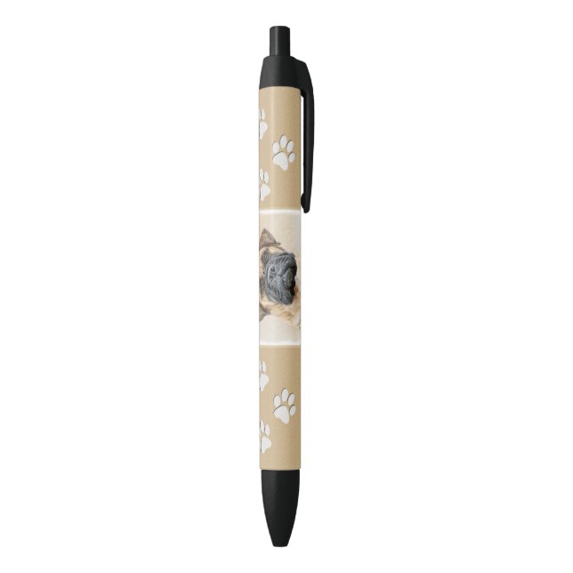 Bullmastiff-Malerei - Niedliche Original Dog Art Kugelschreiber (Unterseite (Vertikal))