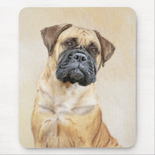 Bullmastiff-Malerei - Niedliche Original Dog Art Mousepad