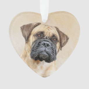 Bullmastiff-Malerei - Niedliche Original Dog Art Ornament