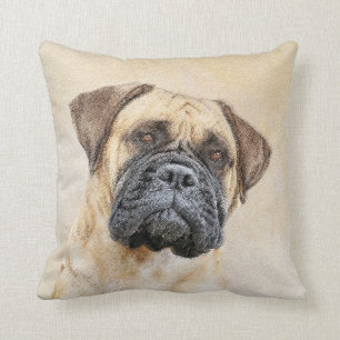 Bullmastiff-Malerei - Niedliche Original Hunde-Kun Kissen