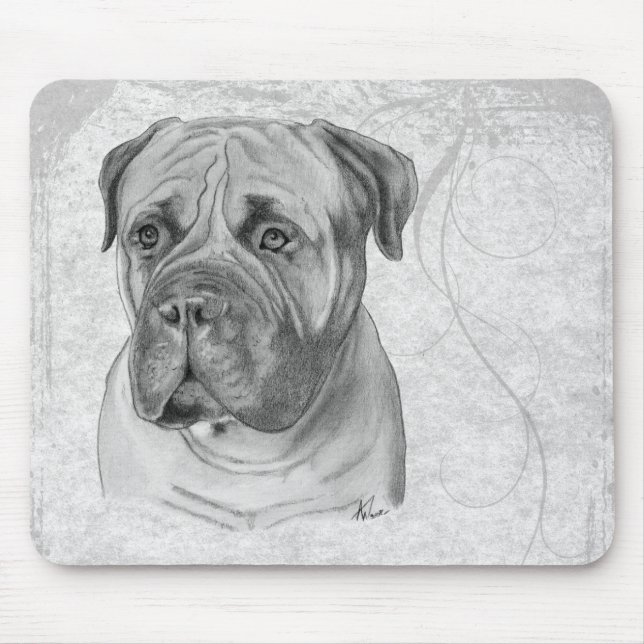 Bullmastiff Mousepad (Vorne)