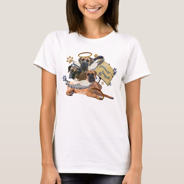 Bullmastiff Perfect Angel Apparel T-Shirt (Vorderseite)