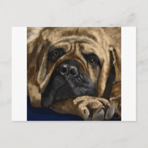 Bullmastiff Postkarte