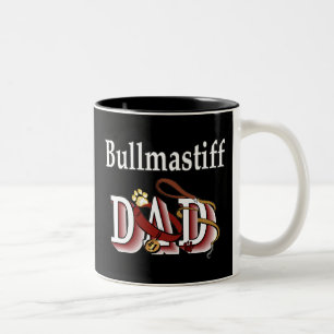Bullmastiff Vater-Tasse Zweifarbige Tasse