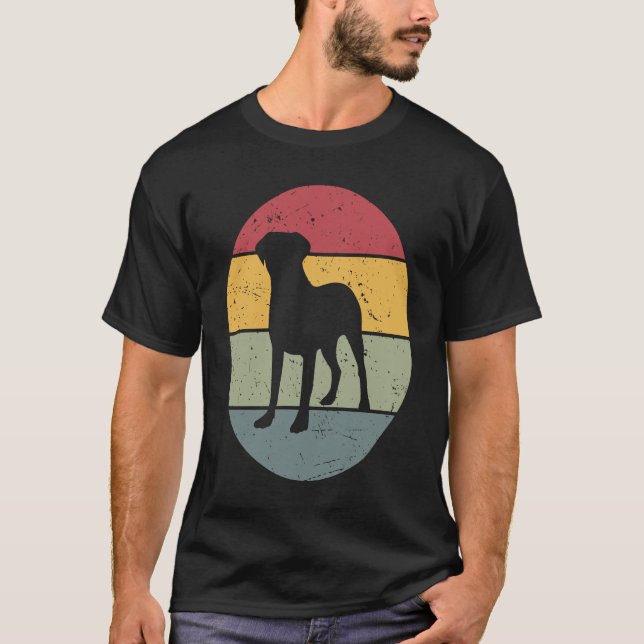 Bullmastiff Vintage T-Shirt (Vorderseite)