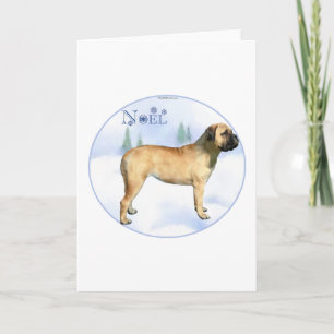 Bullmastiff Weihnachten Weihnachtskarte