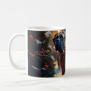 Bullmastiff Weihnachtsfeiertage Kaffeetasse