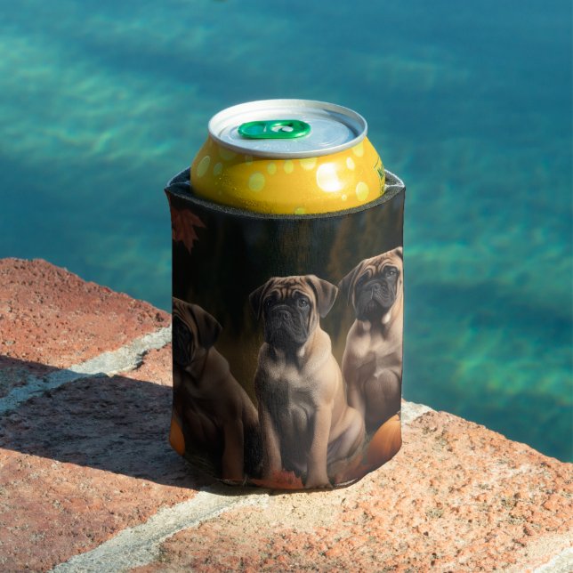 Bullmastiff Welpe Autumn Delight Pumpen Dosenkühler (In Situ Pool)