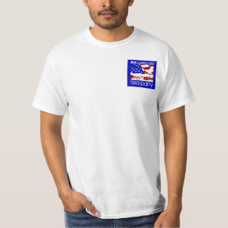 Bulloch Tee-Party-T-Shirt-Front u. Rückseite T-Shirt