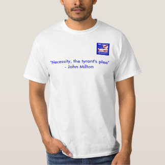 Bulloch Tee-Party-T-Shirt, "Notwendigkeit T-Shirt