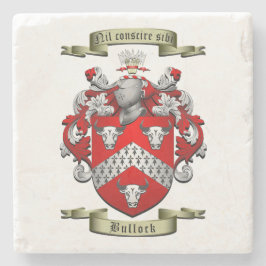 Bullock-Wappen Steinuntersetzer