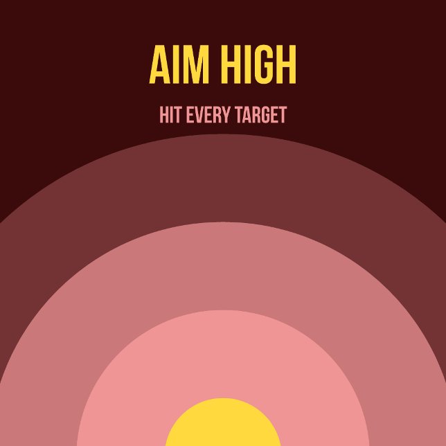 Bulls Eye — 90s Maximalist Poster | Retro Bedroom  (Von Creator hochgeladen)