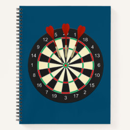Bulls Eye Dart Board Notizbuch