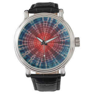 Bulls Eye Gefärbte Krawatte Armbanduhr