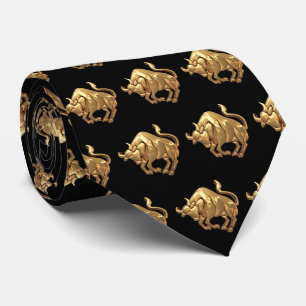 Bulls Team Mascot Fußball Necktie Krawatte