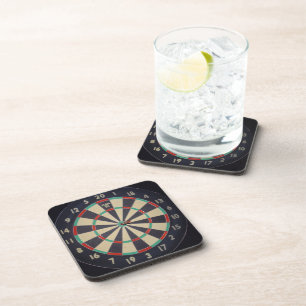 Bullseye auf der Tafel, Getränkeuntersetzer