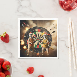 Bullseye Burrow: Meerkat Dart League, Serviette