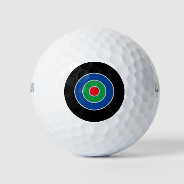 Bullseye Custom Wilson Ultra 500 Golfball (Vorderseite)
