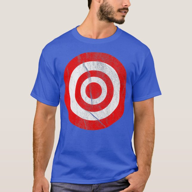 Bullseye Dart Board Dartboard Ziel RAF Stiere T-Shirt (Vorderseite)