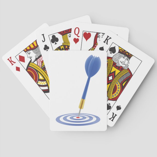 Bullseye Dart Spielkarten (Rückseite)