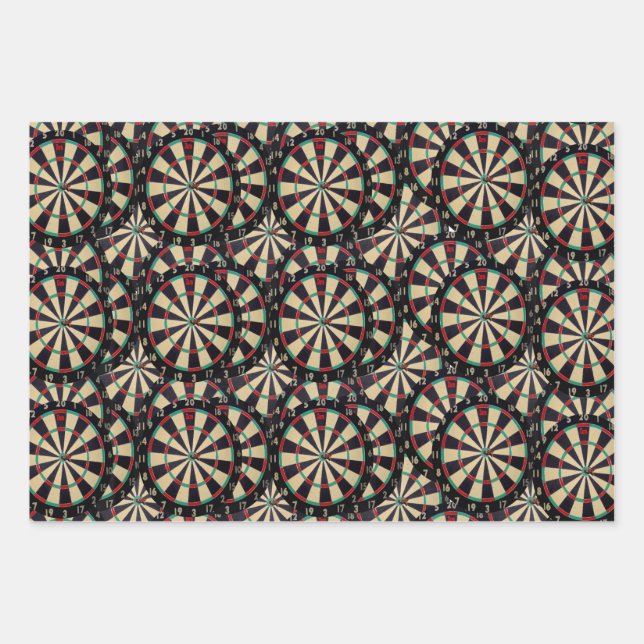 Bullseye Dartboards, Geschenkpapier Set (Vorderseite)