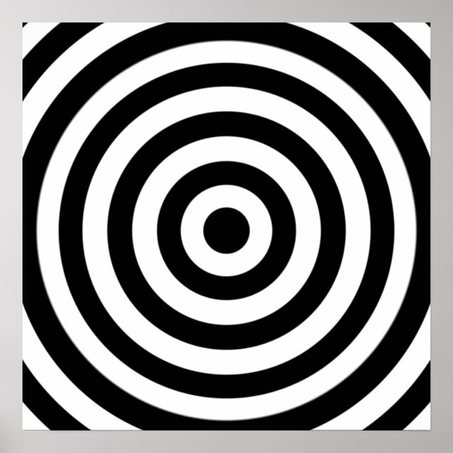 Bullseye Design Poster (Vorne)