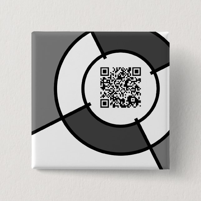 Bullseye QR-Code Button (Vorderseite)