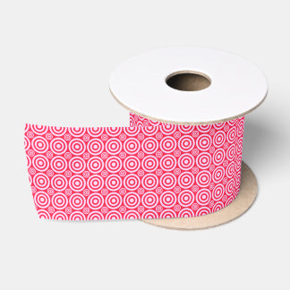 Bullseye Ribbon-Pink Satinband