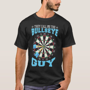 Bullseye Typ Dartboard Dart Player T-Shirt