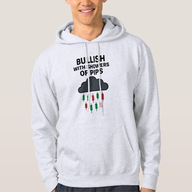 Bullsh mit Duschen von Peitschen Hoodie (Vorderseite)