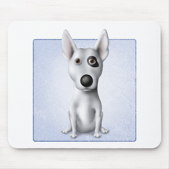 Bullterrier BULLT1 Mousepad (Vorne)