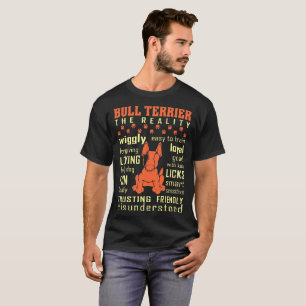 Bullterrier, der freundlichem Misunderstoo T-Shirt