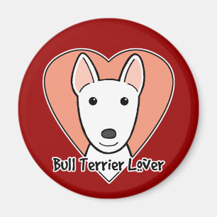 Bullterrier-Liebhaber Magnet