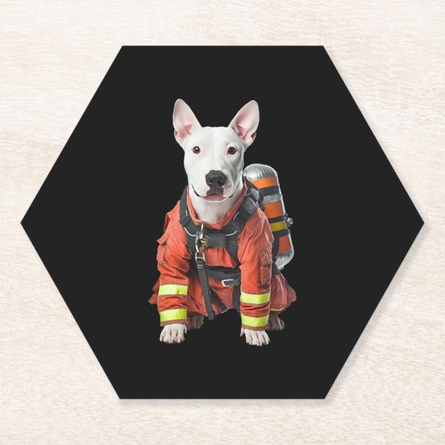 Bullterrier Untersetzer (Vorderseite)