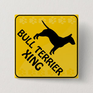 Bullterrier Xing Button