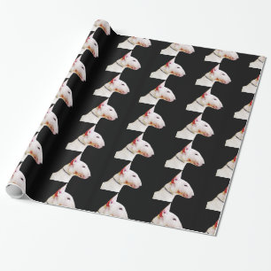 Bullterrierhundegeschenk-Packpapier Geschenkpapier