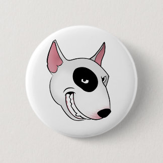 Bullterrierkopf Button