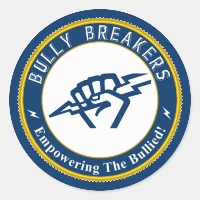 Bully Breaker Offizielle Ware Runder Aufkleber (Vorderseite)
