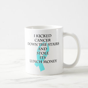 Bully Cancer (Light Blue Ribbon) Kaffeetasse